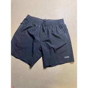 LSkD Training Shorts Zip Pockets Athletic Gym Running Black Size L‎